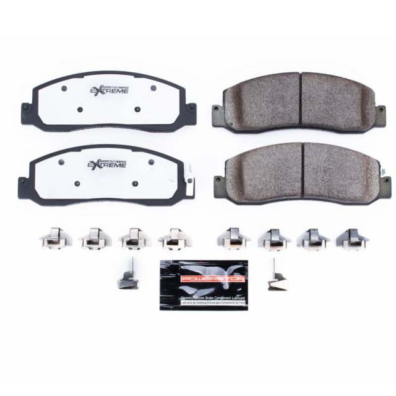 Power Stop 08-11 Ford F-250 Super Duty Front Z36 Truck & Tow Brake Pads w/Hardware PowerStop Brake Pads - Performance