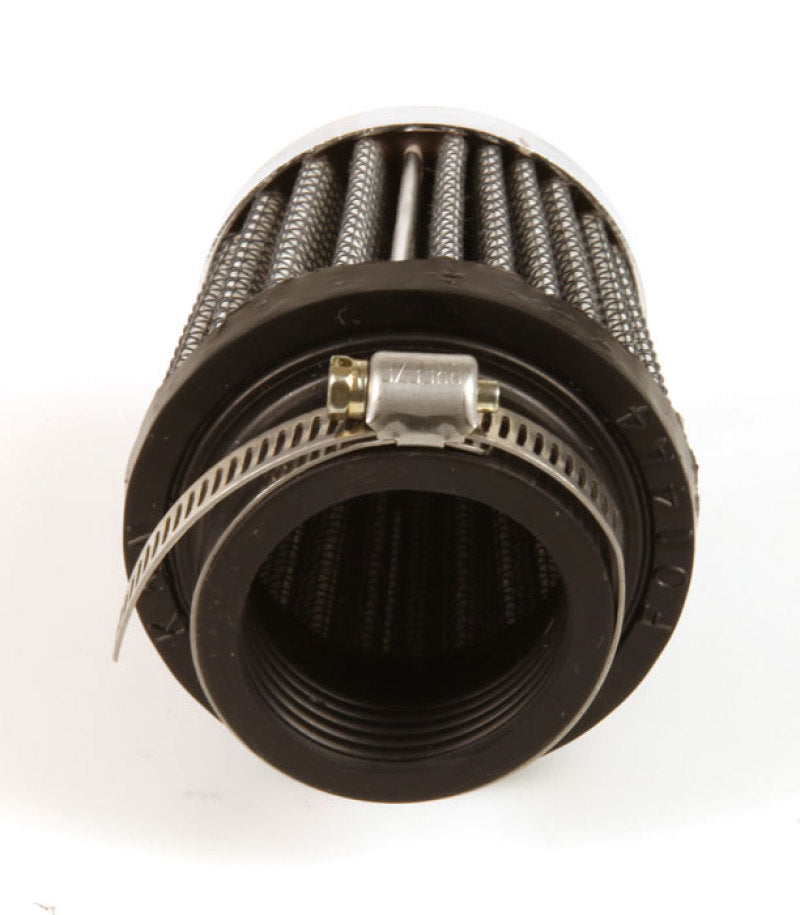 K&N Universal Chrome Filter 1 3/8 inch FLG / 2 1/2 inch Base / 2 inch Top / 2 1/4 inch Height K&N Engineering Air Filters - Universal Fit