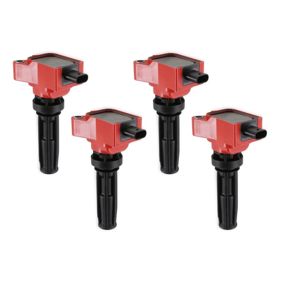 COIL, RED, FORD ECO-BOOST 2.0L L4, SET OF 4 825964 MSD Autoparts