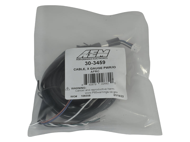 AEM Power Harness for 30-0300 X-Series Wideband Gauge AEM Wiring Harnesses