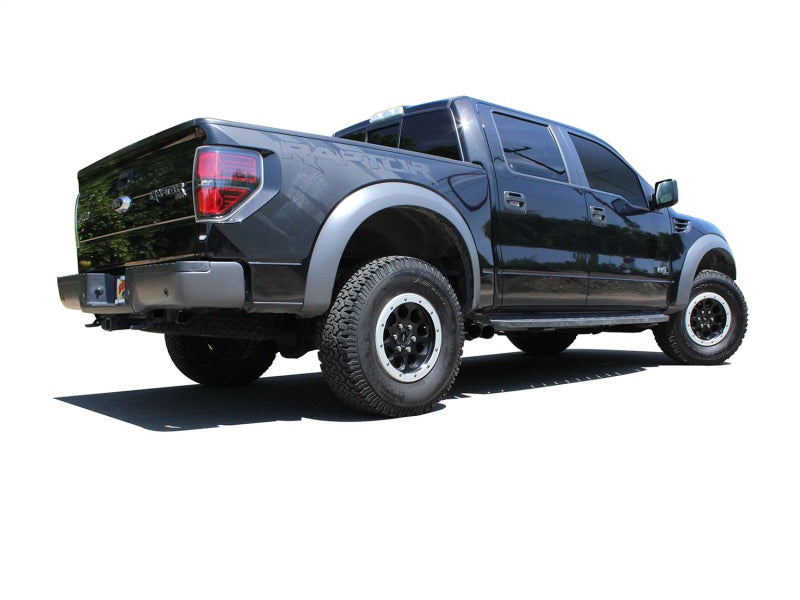 aFe Rebel Series Exhaust SS Front Side Exit CB w/ Black Tips 10-14 Ford F150 Ecoboost V8 6.2L aFe Catback