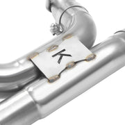 Kooks 17-19 Ford F150 Raptor EcoBoost 3.5L V6 3in Stainless GREEN Catted Turbo Down Pipes Kooks Headers Connecting Pipes