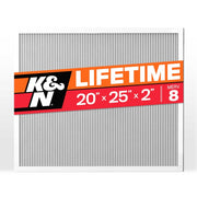 K&N HVAC Filter 20 X 25 X 2 Merv 8 K&N Engineering HVAC Filters