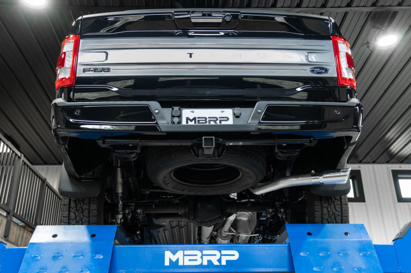 MBRP 2021+ Ford F-150 Powerboost Hybrid 3in Single Side Exit - T304 MBRP Catback
