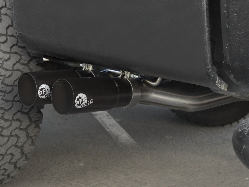 aFe Rebel Exhausts Cat-Back SS Ford F-150 04-08 V8 4.6/5.4L w/ Black Tips aFe Catback