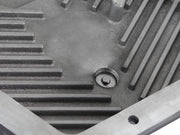 aFe POWER Transmission Pan Ford Trucks 80-92 (AOD Transmission)- Black w/ Machined Fins aFe Diff Covers