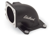 Edelbrock High Flow Intake Elbow 95mm Throttle Body to Square-Bore Flange Black Finish Edelbrock Throttle Bodies