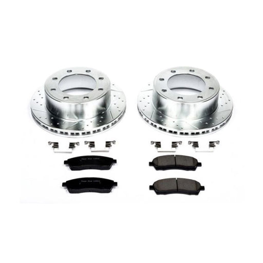 Power Stop 00-05 Ford Excursion Rear Z23 Evolution Sport Brake Kit PowerStop Brake Kits - Performance D&S