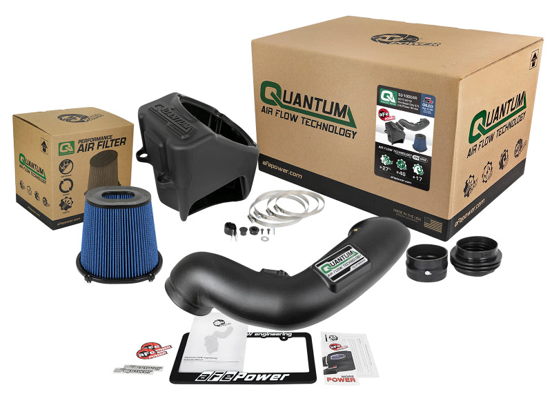 aFe Quantum Pro 5R Cold Air Intake System 17-18 Ford Powerstroke V8-6.7L - Oiled aFe Cold Air Intakes