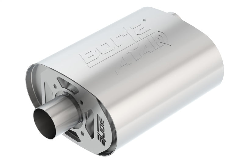 Borla CrateMuffler Ford 5.0L Coyote ATAK 2.5in Offset/Center 12in x 6in x 10.34in Muffler Borla Muffler
