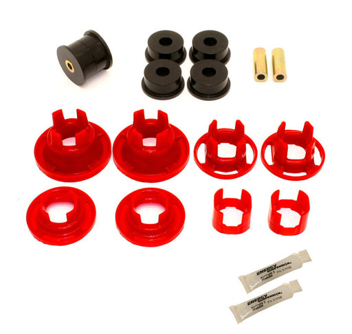 BMR 10-11 5th Gen Camaro Street Version Rear Cradle Bushing Kit (BK001 BK016) - Black/Red BMR Suspension Differential Bushings
