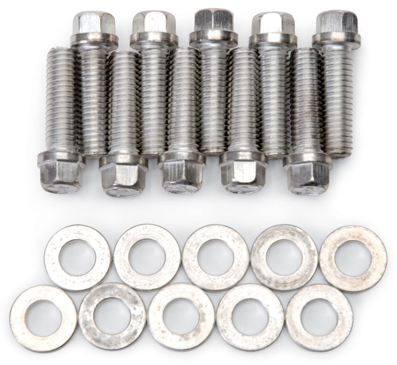 Edelbrock Plated Intk Bolt Kit for 2156 Edelbrock Hardware Kits - Other