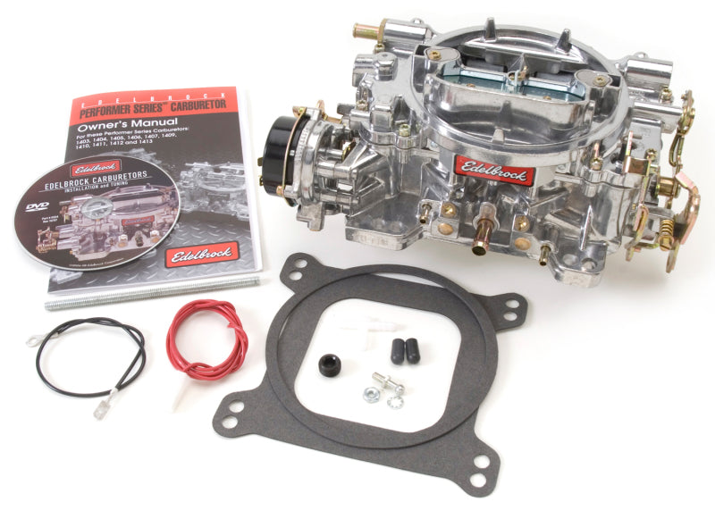 Edelbrock Carburetor Performer Series 4-Barrel 750 CFM Electric Choke Satin Finish Edelbrock Carburetors