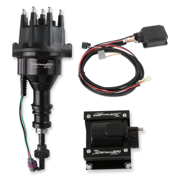 Sniper EFI HyperSpark 2 Ignition System - Small Block Ford (260/289/302) - BLACK VK020301BK HOLLEY Autoparts