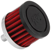 K&N Steel Base Crankcase Vent Filter 0.375in Vent OD x 2in OD x 1.5in Height K&N Engineering Air Filters - Universal Fit