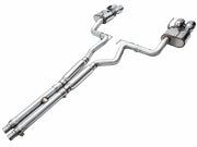 AWE 2024 Ford Mustang GT Fastback S650 RWD SwitchPath Cat-Back Exhaust w/ Quad Chrome Silver Tips AWE Tuning Catback