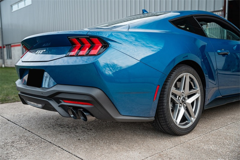 Corsa 2024-2025 Ford Mustang V8 5.0L 3in Cat-Back Exhaust System w/ Twin 4in Black Pro-Series Tips CORSA Performance Catback