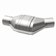 MagnaFlow Universal Catalytic Converter 2in Inlet/Outlet Angled Offset/Center Oval (California) Magnaflow Catalytic Converter Universal