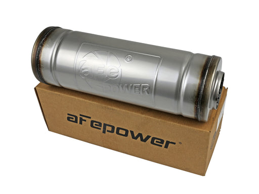 aFe MACH Force-Xp Muffler 2-1/2 IN ID Center/Center x 9 IN Dia. x 14 IN L - Round Body aFe Muffler