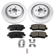 Power Stop 15-19 Ford Mustang Rear Z17 Evolution Geomet Coated Brake Kit PowerStop Brake Kits - Performance Blank