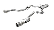 Corsa 2017-2020 Ford F-150 Raptor 3.5L Sport Cat-Back Dual Rear Exit w/ 5in Satin Polished Tip CORSA Performance Catback