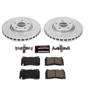 Power Stop 15-19 Chevrolet Corvette Front Z23 Evolution Sport Brake Kit PowerStop Brake Kits - Performance D&S