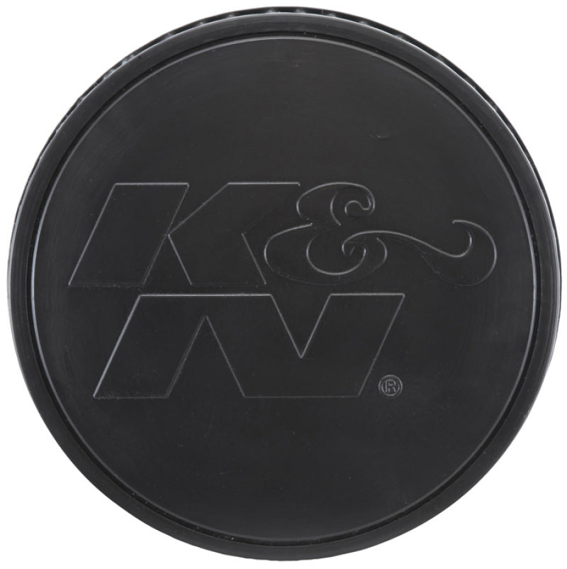 K&N Universal Rubber Filter-Round Tapered 4.5in Flange ID x 8in Base OD x 6.625in Top OD x 8in H K&N Engineering Air Filters - Universal Fit
