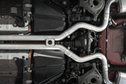 MBRP 18-20 Ford Mustang GT 5.0 w/ Quad Tip Active Exhaust Cat Back Split Rear T304 w/ Carb Fib Tips MBRP Catback