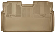 Husky Liners 15 Ford F-150 SuperCrew Cab WeatherBeater Tan 2nd Seat Floor Liner Husky Liners Floor Mats - Rubber