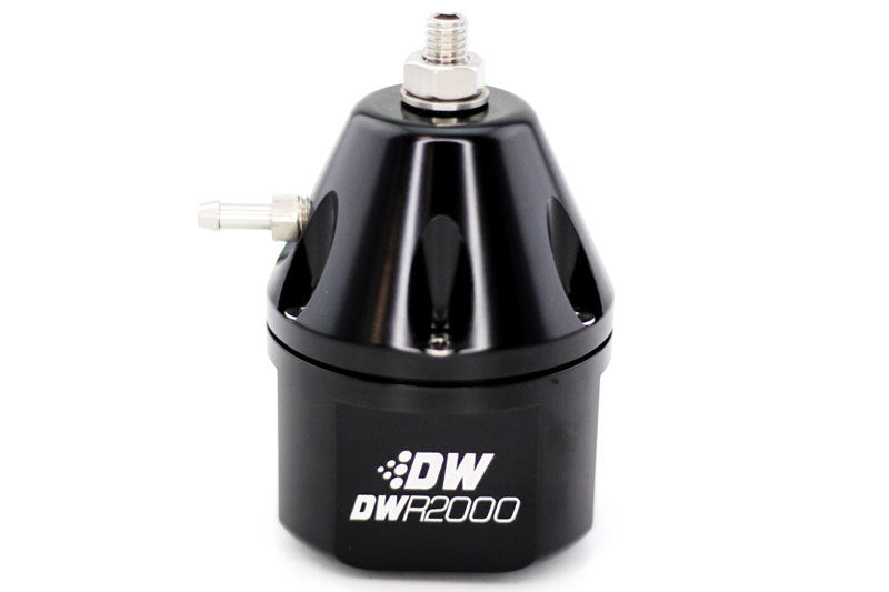DeatschWerks DWR2000 Adjustable Fuel Pressure Regulator - Black DeatschWerks Fuel Pressure Regulators