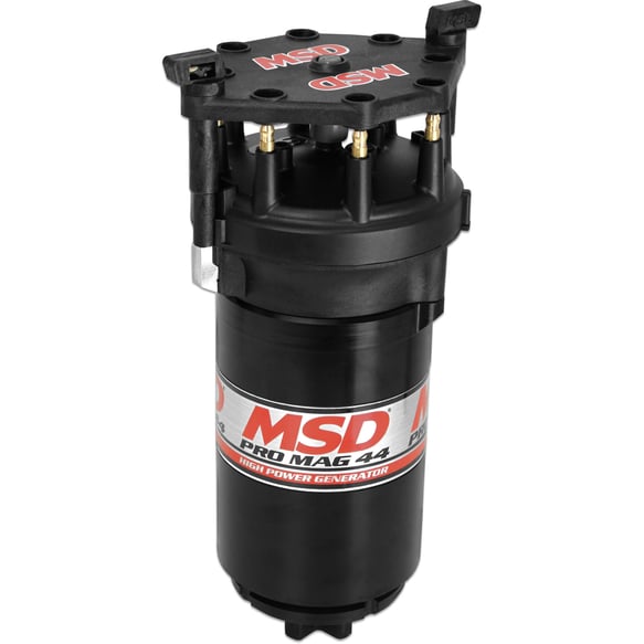 Pro Mag 44 Amp Generator, CW Rotation, Black, Standard Cap, Band Clamp 81303 MSD Autoparts