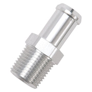 Edelbrock Hose End Straight 1/2In NPT to 5/8In Barb Clear Anodize Edelbrock Fittings