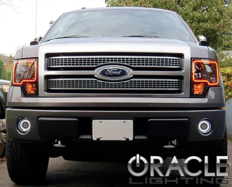 Oracle Ford F-150/Raptor 09-14 Halo Kit - ColorSHIFT ORACLE Lighting Headlights