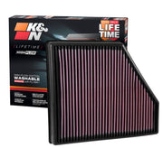 K&N 2016 Chevy Camaro SS 6.2L Drop In Air Filter K&N Engineering Air Filters - Drop In