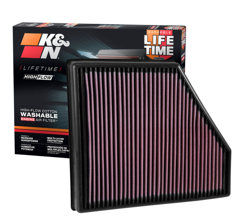 K&N 2016 Chevy Camaro SS 6.2L Drop In Air Filter K&N Engineering Air Filters - Drop In