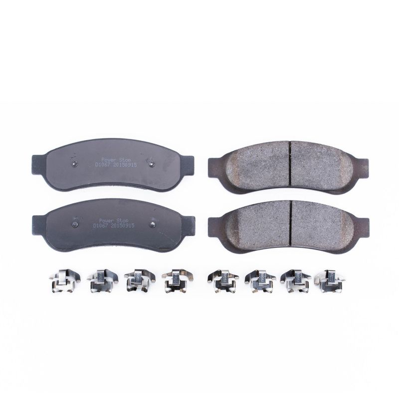 Power Stop 07-10 Ford F-250 Super Duty Rear Z17 Evolution Ceramic Brake Pads w/Hardware PowerStop Brake Pads - OE