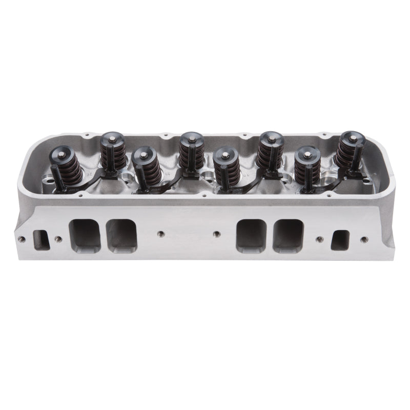 Edelbrock Cyl Head BBC Victor Jr 24 Deg Rect Port 300cc 106cc Combustion Chamber Edelbrock Heads