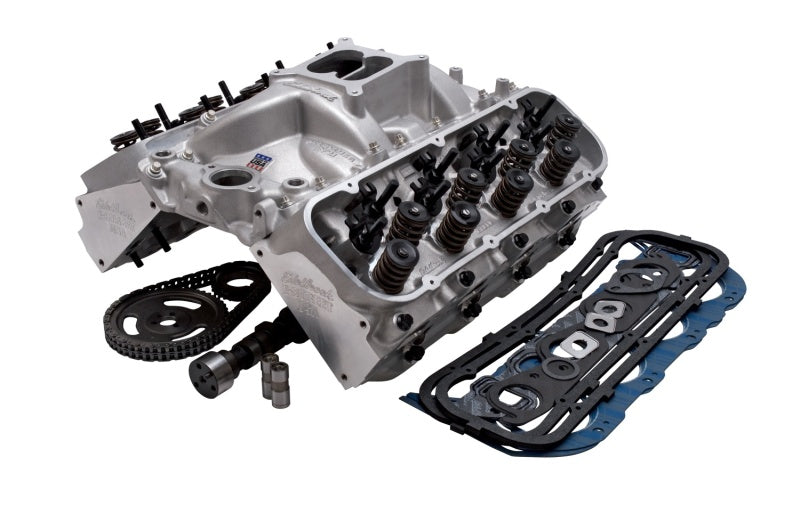 Edelbrock Power Package Top End Kit E-Street and Performer BBC Edelbrock Heads