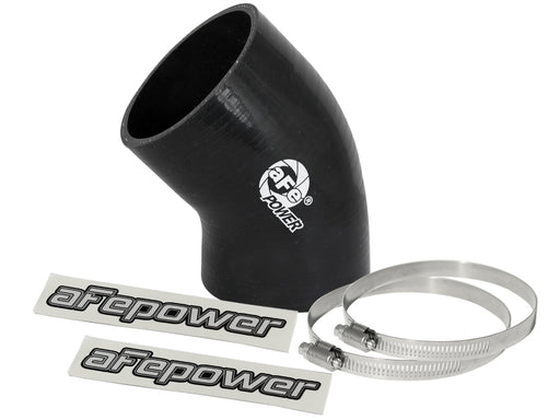 aFe Magnum FORCE Intake Coupling Kit (3 IN ID to 3-1/4 IN ID x 45 Deg.) Elbow Coupler - Black aFe Air Intake Components