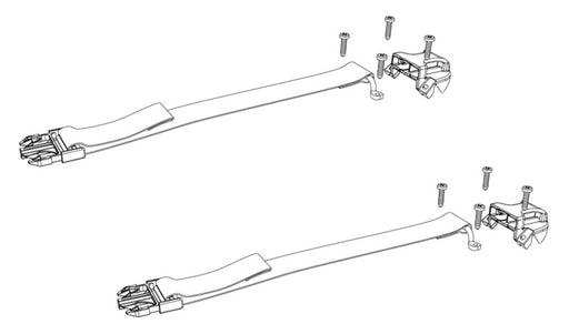 BAK Underside Buckle Ends & Strap Clips Qty 2 (w/ Hardware) BAK Truck Bed Cover Replacement Parts