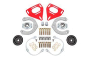 BMR 16-24 Chevrolet Camaro Caster Camber Plates (Coil-Over Only) - Red BMR Suspension Shock Mounts & Camber Plates