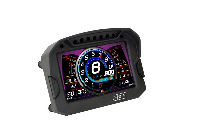 AEM CD-5G Carbon Digital Dash Display w/ Interal 10Hz GPS & Antenna AEM Gauges