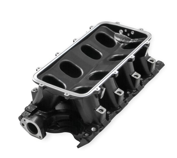Holley Black 351W Ford Hi-Ram EFI Manifold Base 300-244BK HOLLEY EFI Autoparts