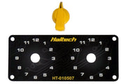 Haltech Dual Switch Panel Kit w/Yellow Knob Haltech Switch Panels