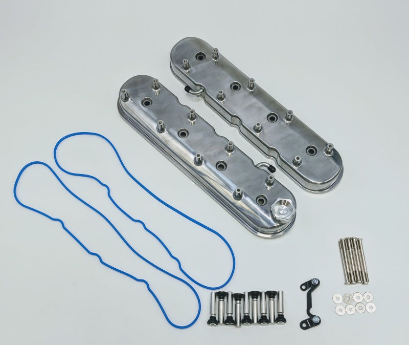 Granatelli 96-22 GM LS Tall Valve Cover w/Integral Angled Coil Mounts - Polished (Pair) Granatelli Motor Sports Valve Covers