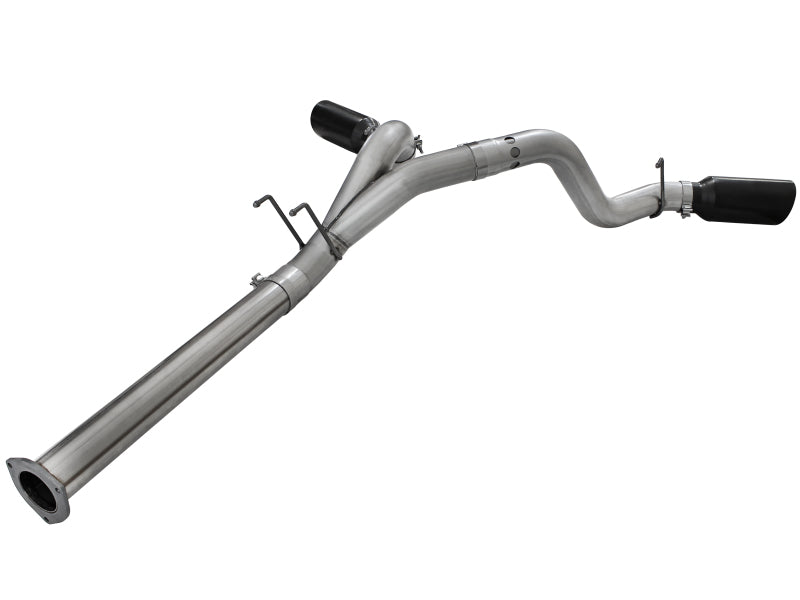 aFe Large Bore-HD DPF-Back Exhaust System Ford Diesel Trucks 11-14 V8-6.7L (td) aFe DPF Back
