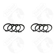 Yukon Gear (4) Full Circle Snap Rings / Fit 297X U-Joint w/ Aftermarket Axle Yukon Gear & Axle U-Joints