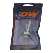 DeatschWerks 8AN ORB Male to 5/16in Male EFI Quick Connect Adapter - Anodized DW Titanium DeatschWerks Fuel Components Misc