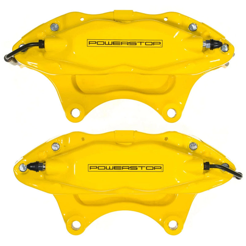 Power Stop 10-15 Chevrolet Camaro Front Yellow Caliper w/o Brackets (Pair) PowerStop Brake Calipers - Perf