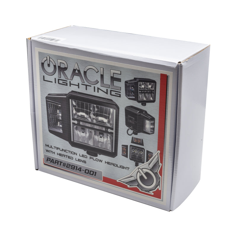 Oracle Lighting Multifunction LED Plow Headlight with Heated Lens 5700K ORACLE Lighting Headlights